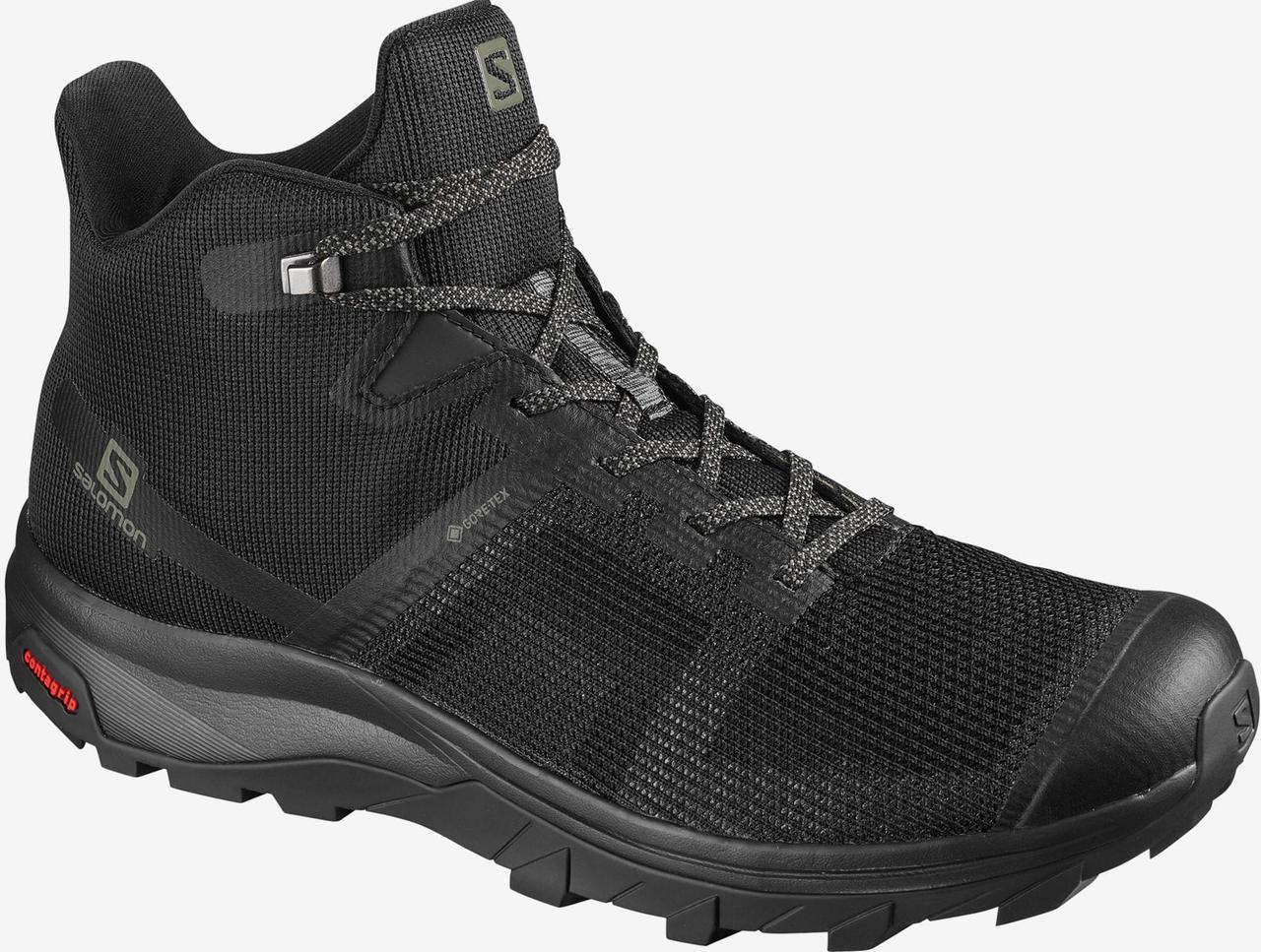 

Оригинальные мужские кроссовки SALOMON OUTLINE PRISM MID GORE-TEX (411200), Черный