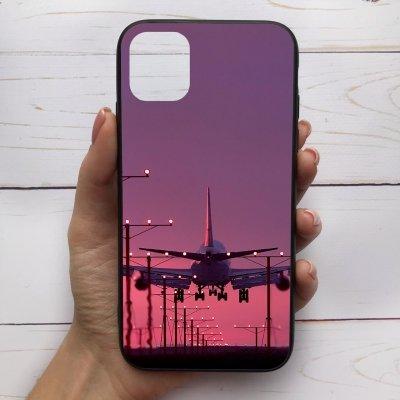 

Чехол Mood для iPhone 11 Pro Max с рисунком Самолет на малиновом закате SKL68-286893, Разные цвета