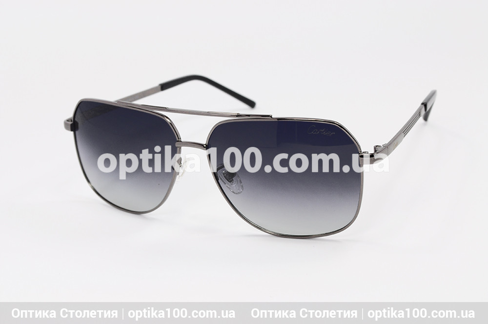 

Солнцезащитные очки для зрения в стиле Cartier c тонированной линзой. Выбор от -0.75 до -3.5 -3.0, Темно-серый