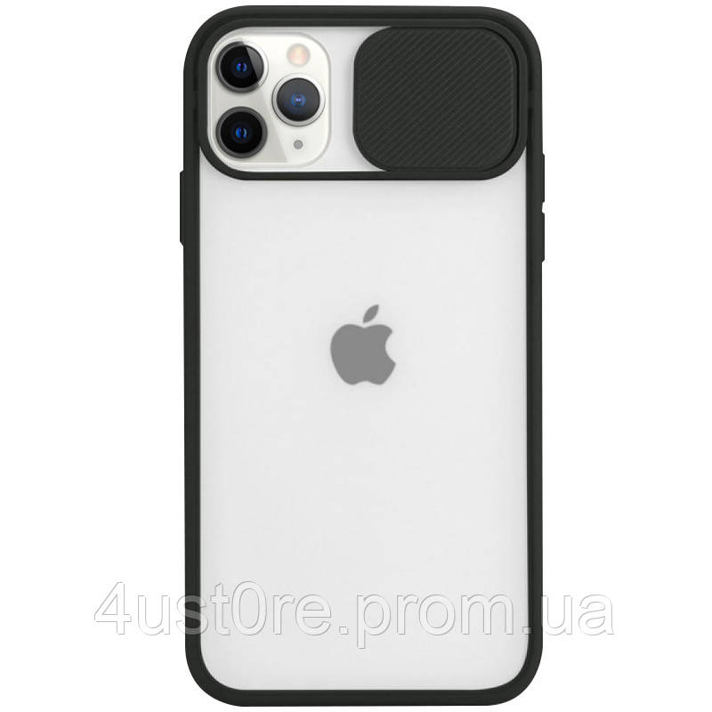 Чехол Camshield mate TPU со шторкой для камеры для Apple iPhone 11 Pro Max (6.5"), Черный