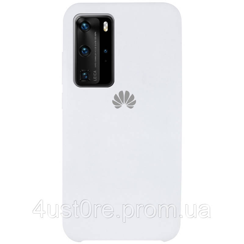 

Чехол Silicone Cover (AAA) для Huawei P40 Pro, Белый / white