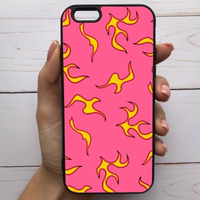 

Чехол Mood для iPhone 6/6s с рисунком Огонь на розовом SKL68-287022, Разные цвета