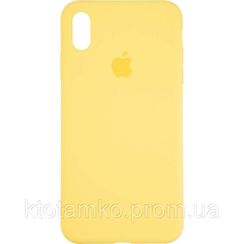 

Original Full Soft Case for iPhone XS Max Canary Yellow, Желтый