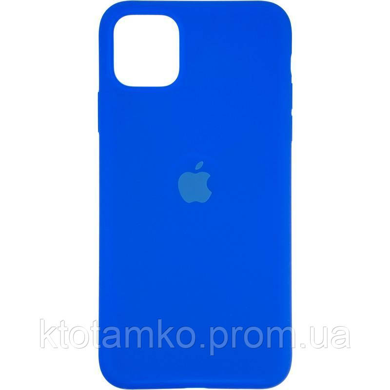 

Original Full Soft Case for iPhone 11 Pro Max Sapphire Blue, Голубой