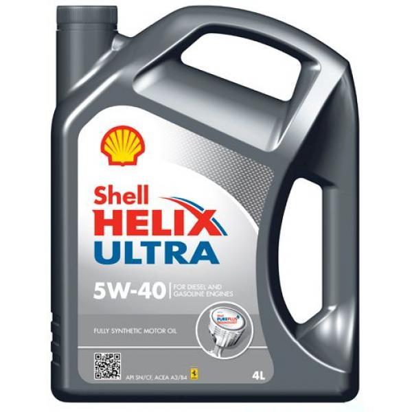 

Моторное масло Shell Helix Ultra 5W-40 4л.