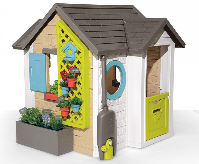 

Игровой домик Садовый с аксессуарами Smoby Garden House 132 х 128,5 х 135 см 2+ 810405