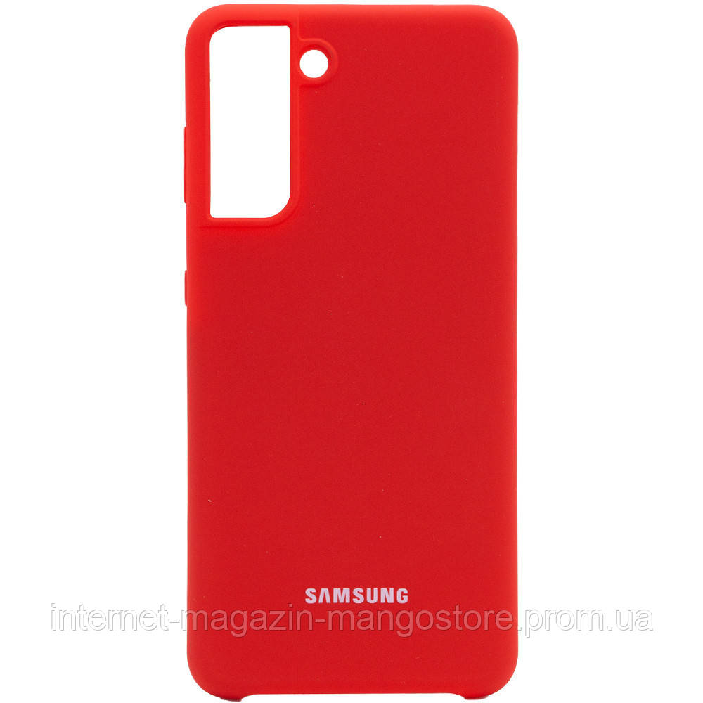 

Чехол Silicone Cover (AA) для Samsung Galaxy S21+, Красный / red