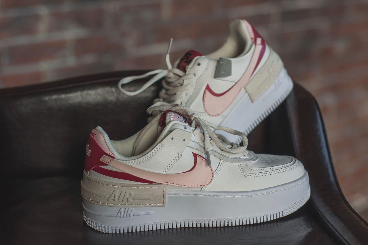 

Женские кроссовки Nike Air Force 1 Shadow Phantom Ivory / Найк Аир Форс 1 Шадоу Фантом Айвори 38, Белый