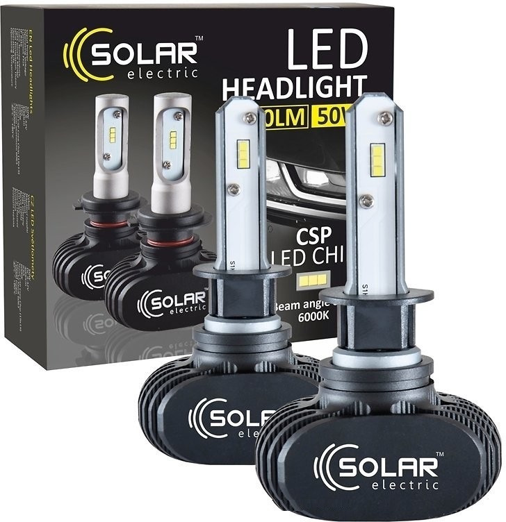 

LED лампа SOLAR H1 6000K 4000Lm CSP 12/24V 8101 (2 шт.)