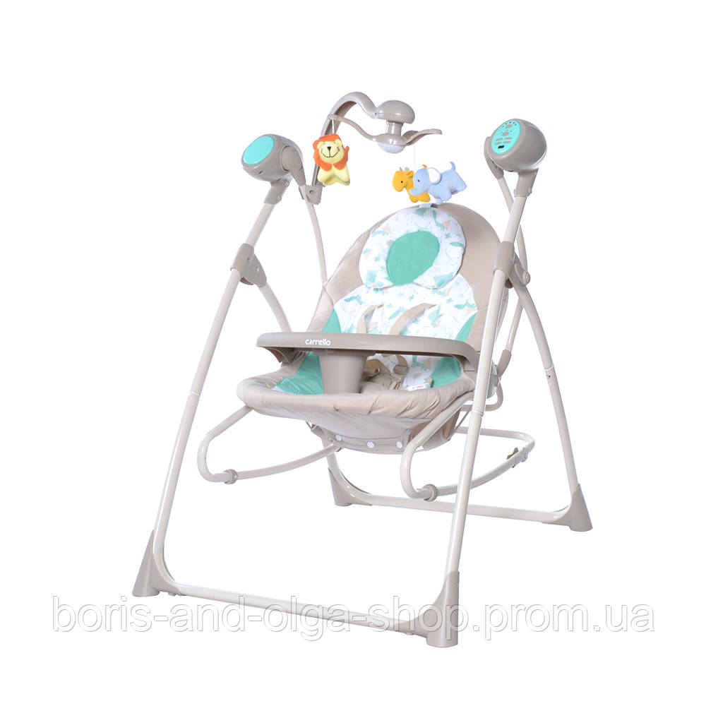 

Колыбель-качели CARRELLO Nanny 3в1 CRL-0005 Azure Beige /1