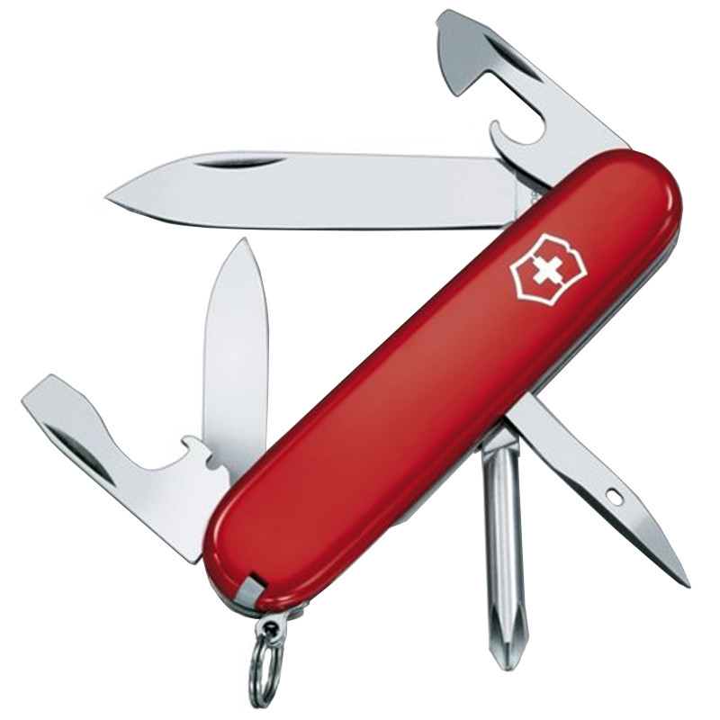 

Нож складной, мультитул Victorinox Tinker (91мм, 12 функций), красный 1.4603