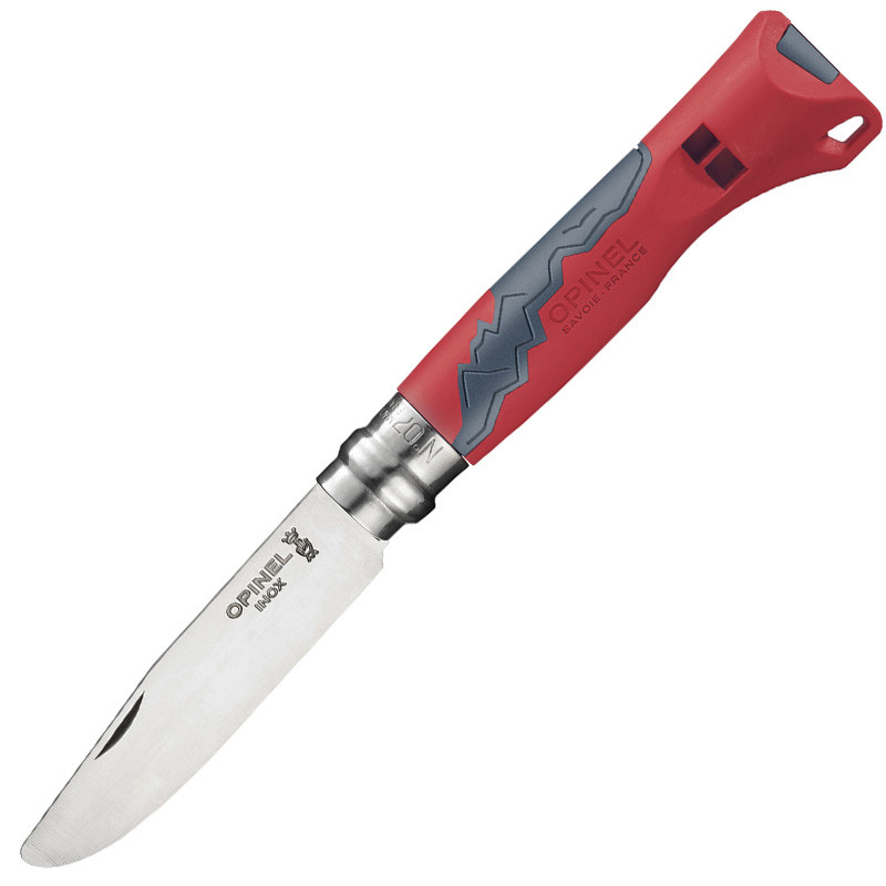 

Нож складной Opinel 7 Junior Outdoor (длина: 185мм, лезвие: 80мм), красный