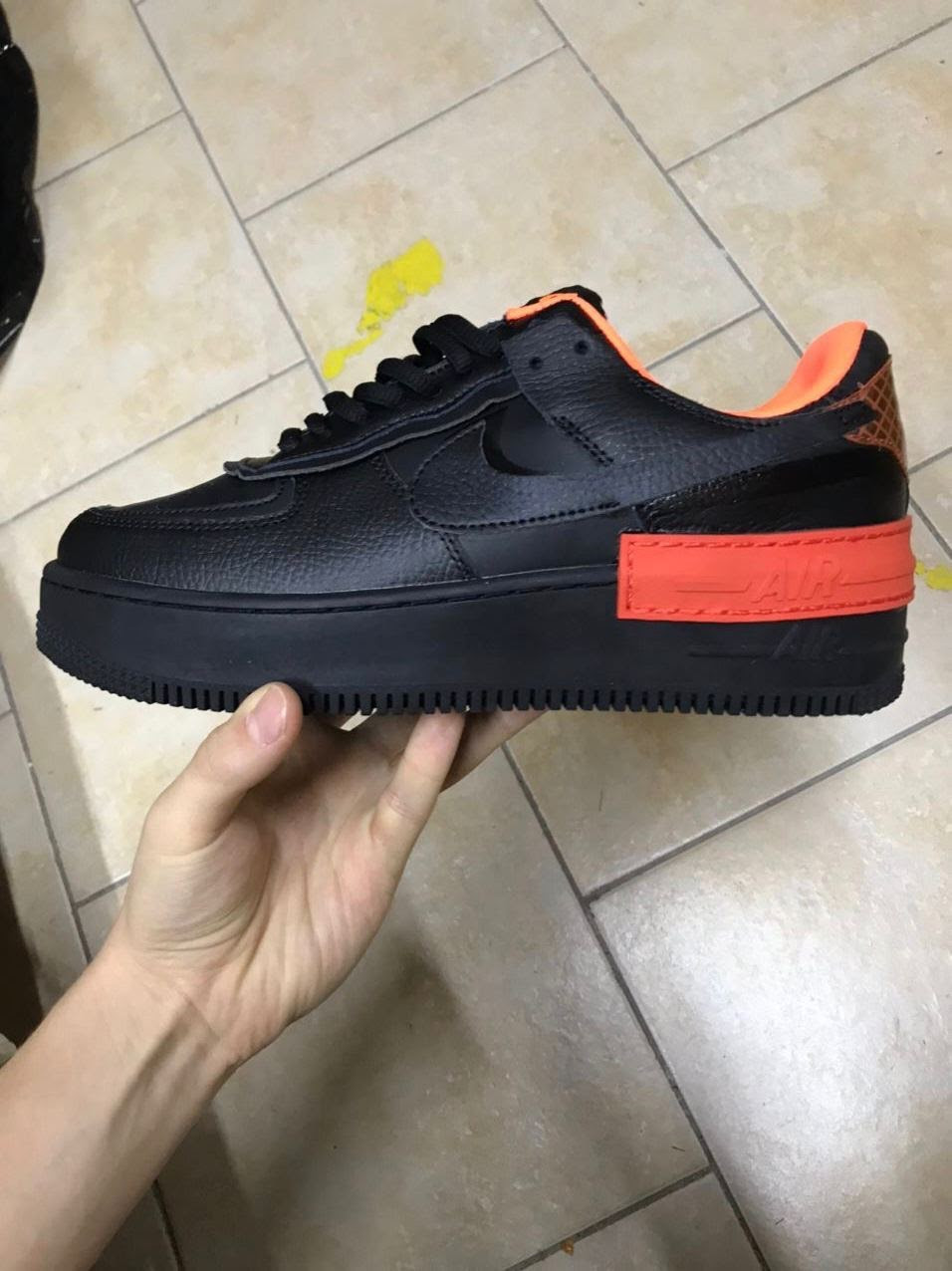 

Женские кроссовки Nike Air Force 1 Low Shadow Black Orange / Найк Аир Форс 1 Лоу Шадоу Черные Оранжевые 37, Черный