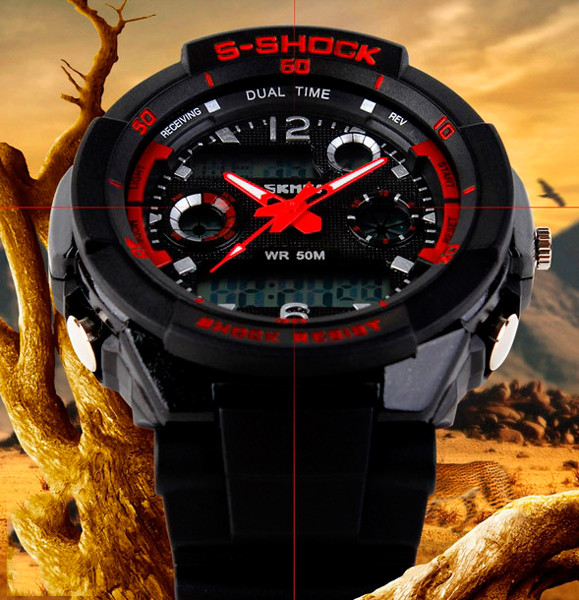 

Часы наручные мужские Skmei S-Shock Red 0931R