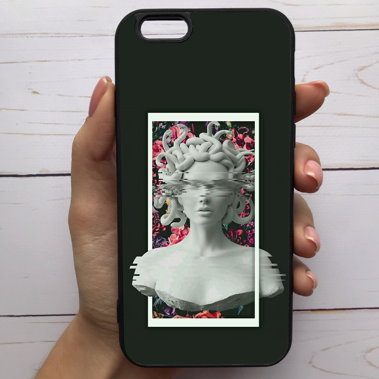 

̊ Чехол-накладка силиконовый для Apple iPhone 7 / 8 с рисунком принтом Медуза Горгона M-285663, Разные цвета