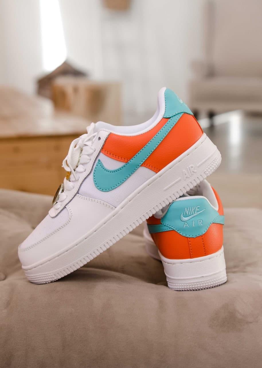 

Женские кроссовки Nike Air Force 1 Low SE White Orange / Найк Аир Форс Белый Оранжевый 38