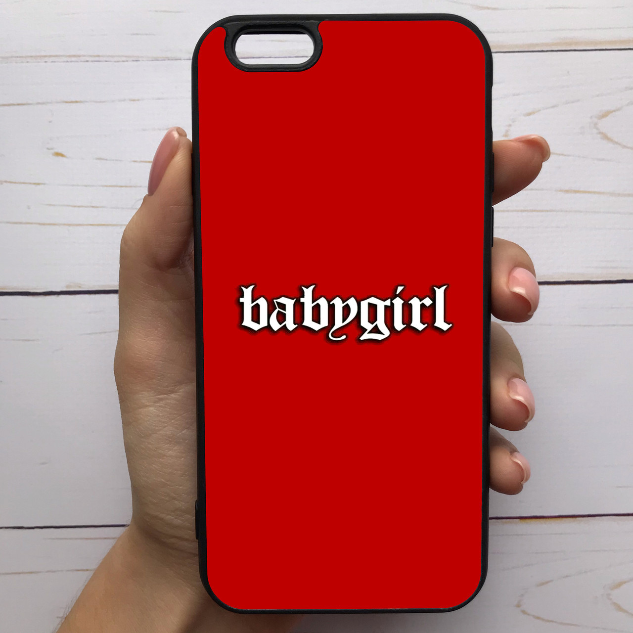 

͛ Чехол-накладка силиконовый для Apple iPhone 6 / 6s с рисунком принтом Babygirl M-287047, Разные цвета