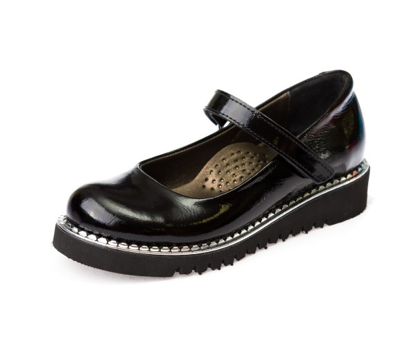 

Туфли K.Pafi 61013 (01) (31-36) 34р 22 см, Чёрный
