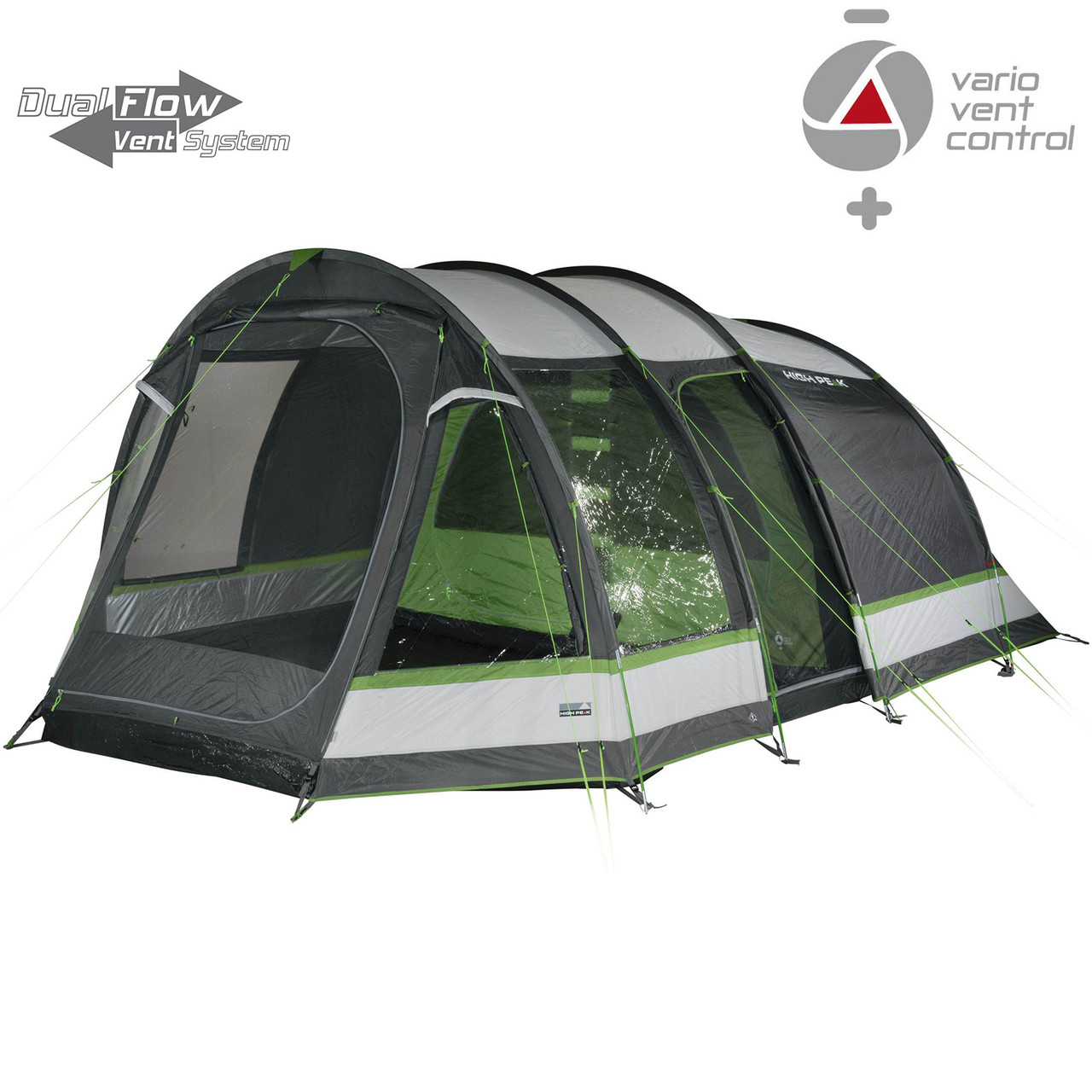 

Палатка High Peak Bozen 5.0 Light Grey/Dark Grey/Green (11836)