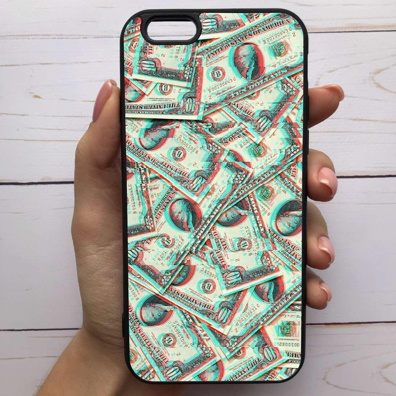 

̂ Чехол-накладка силиконовый для Apple iPhone 6 / 6s с рисунком принтом Money M-285334, Разные цвета