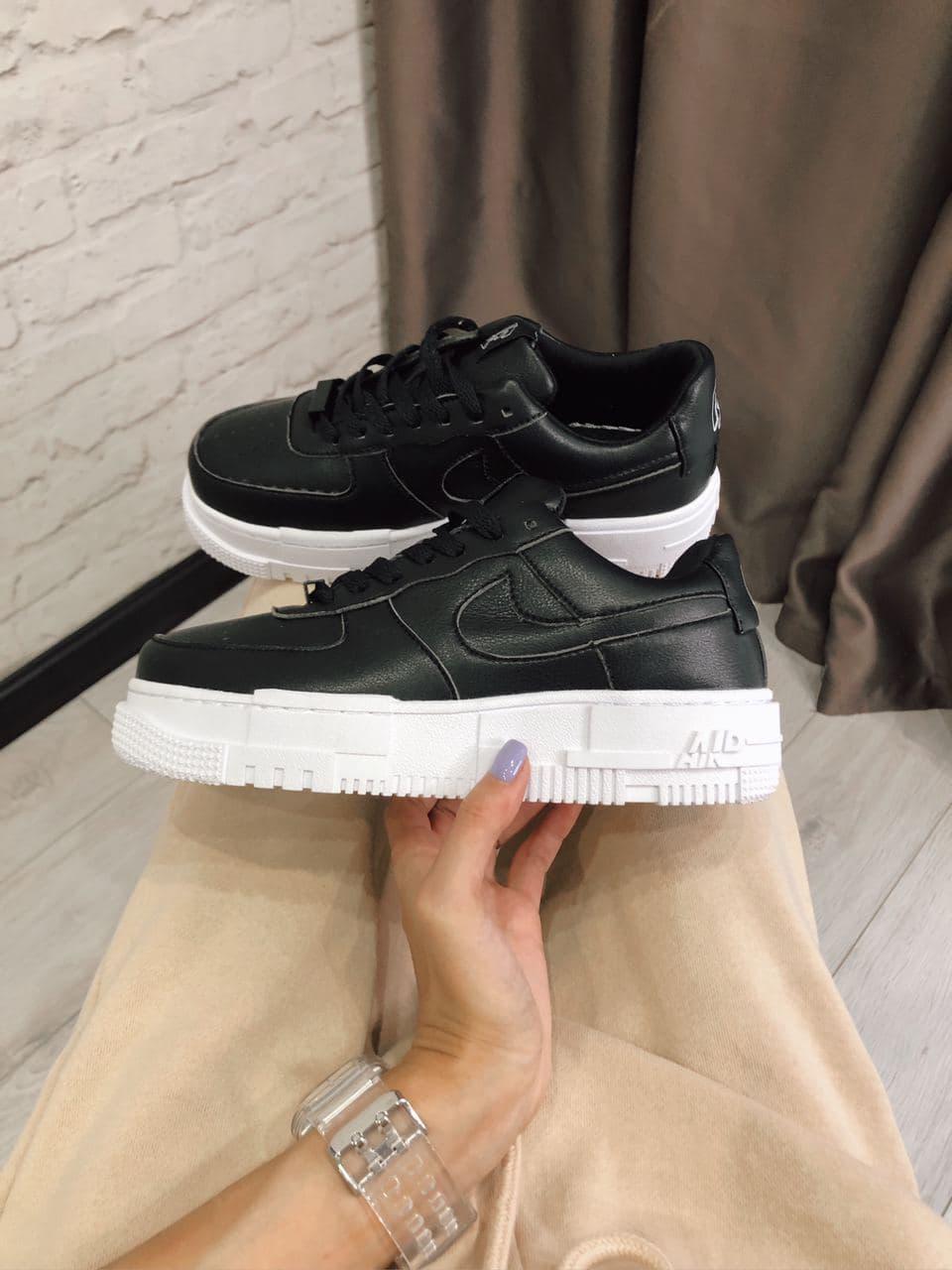 

Женские кроссовки Nike Air Force 1 Pixel Black / Найк Аир Форс 1 Пиксель Черные, Черный