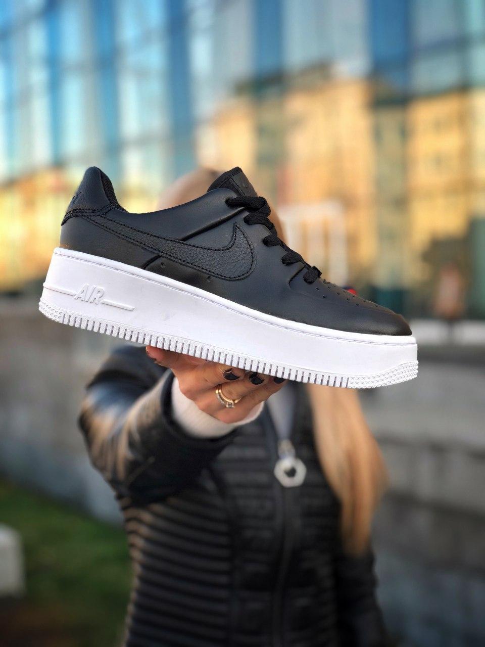 

Женские кроссовки Nike Air Force 1 Sage Black / Найк Аир Форс 1 38, Черный