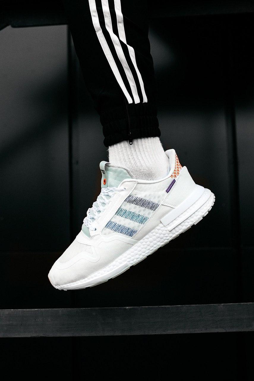 

Мужские кроссовки Adidas ZX 500 RM "White" / Адидас Зед Икс 500 РМ Белые 41