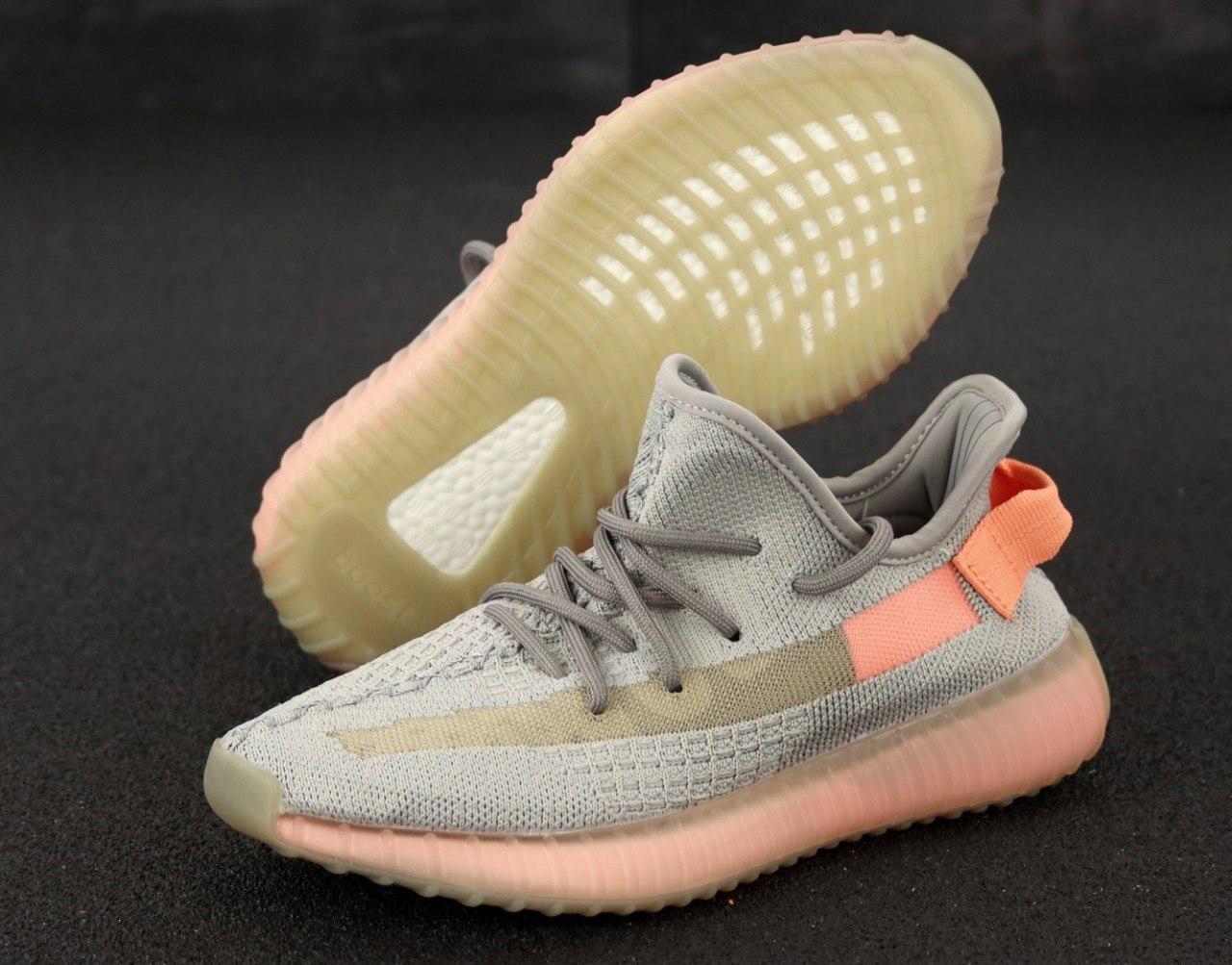 

Мужские кроссовки Adidas Yeezy Boost 350 V2 Grey Orange / Адидас Изи Буст 350 В2 Серые Оранжевые 42, Серый