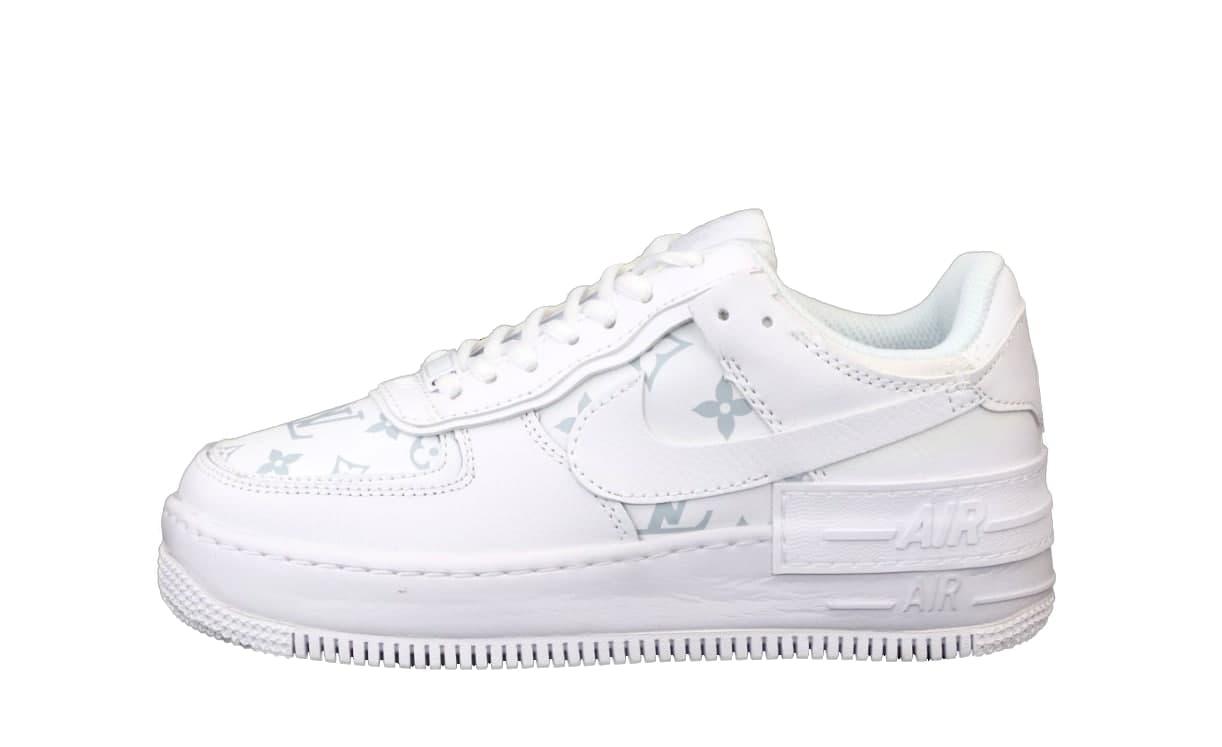 

Женские кроссовки Nike Air Force Shadow White LV / Найк Аир Форс Шадов Белые 39, Белый