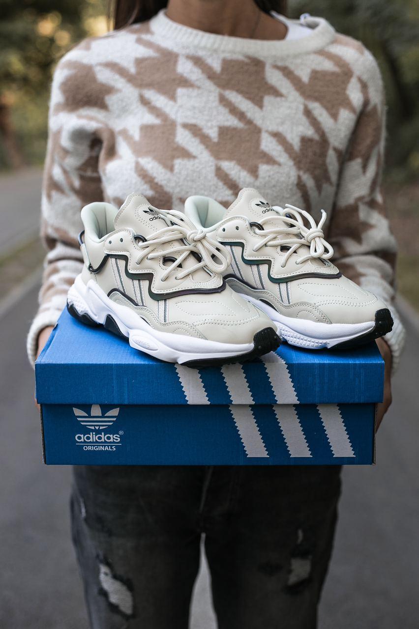 

Женские кроссовки Adidas Ozweego White Milk / Адидас Озвиго Белые 38, Белый