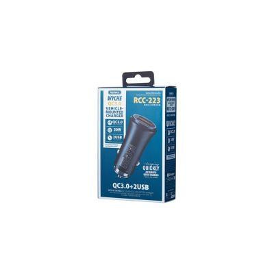 

Автомобильное зарядное устройство Remax RCC 223 2USB QC3.0