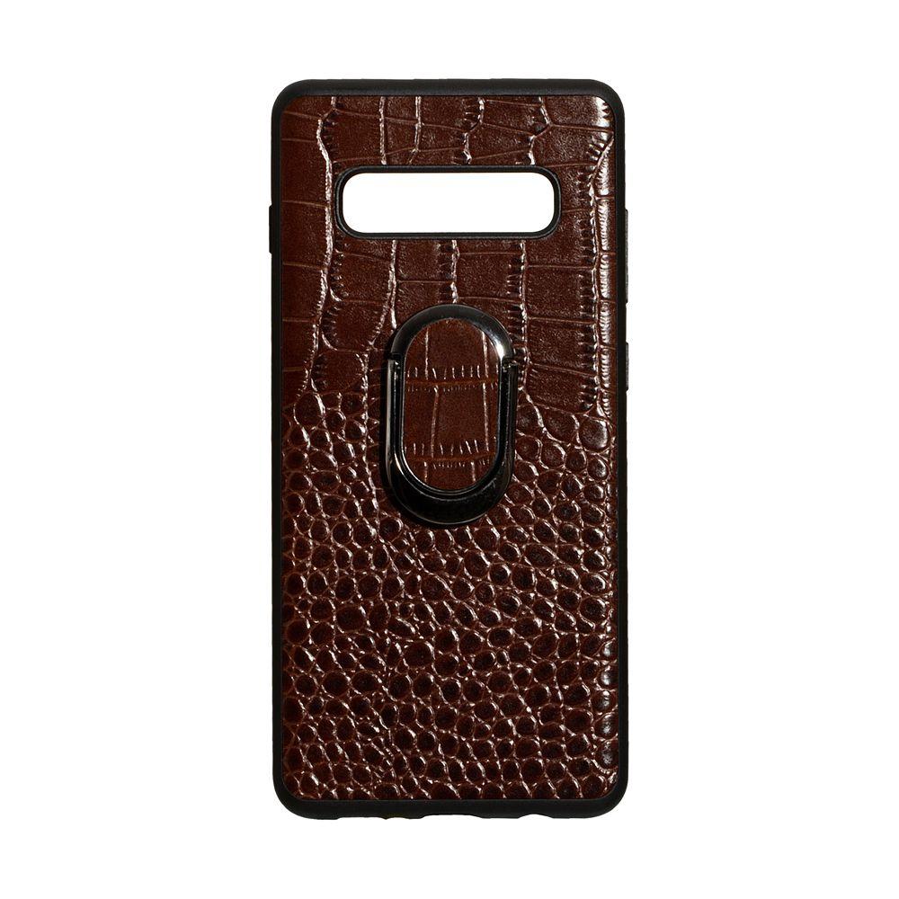 

Чехол Genuine Leather Croco for Samsung S10 Plus