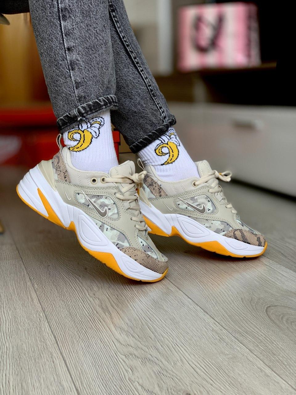 

Женские кроссовки Nike M2K Tekno Beige / Найк М2К Текно Бежевые 39, Бежевый