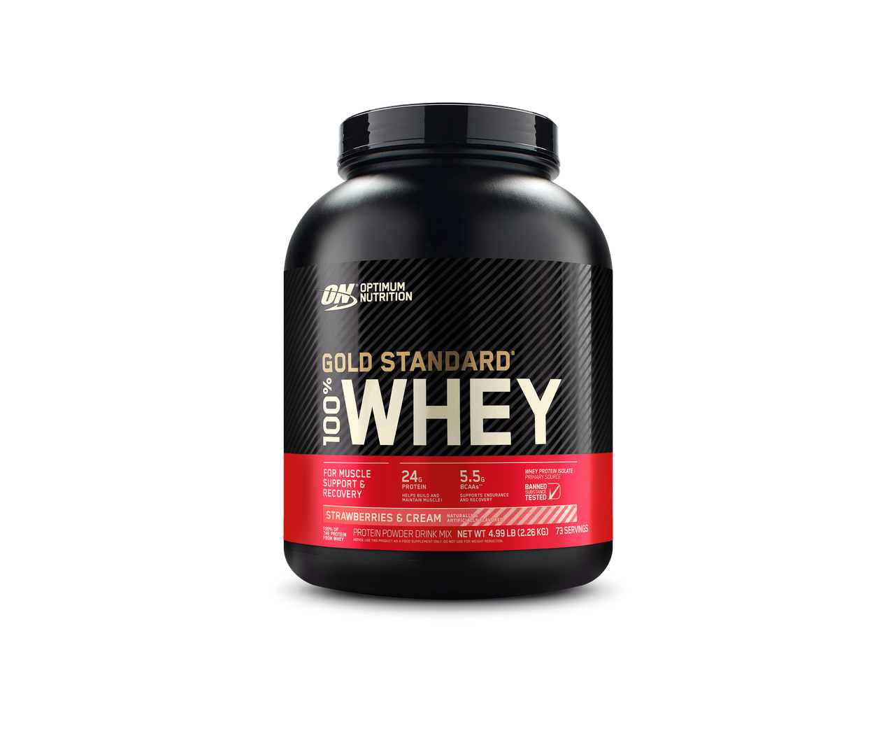

Протеин 100% Whey Gold Standard Natural Optimum Nutrition клубника 2.27 кг