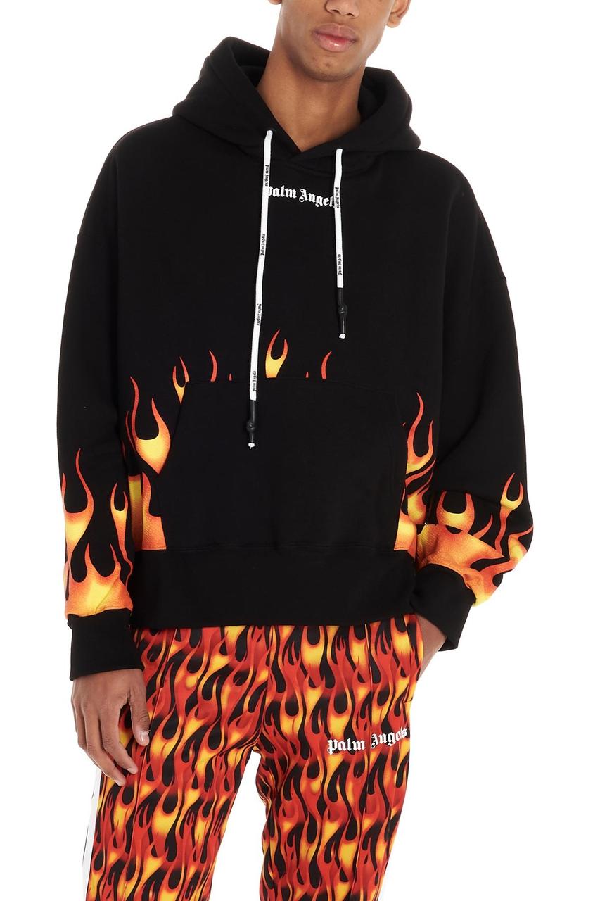 

Худи Palm Angels Firestarter Black / Палм Анджелс Фаерстартер Блэк XL, Черный