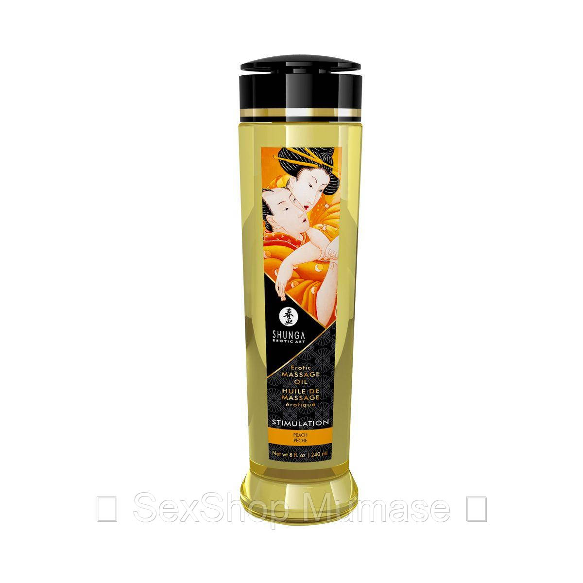 

Массажное масло Shunga Stimulation - Peach (240 мл) натуральное увлажняющее