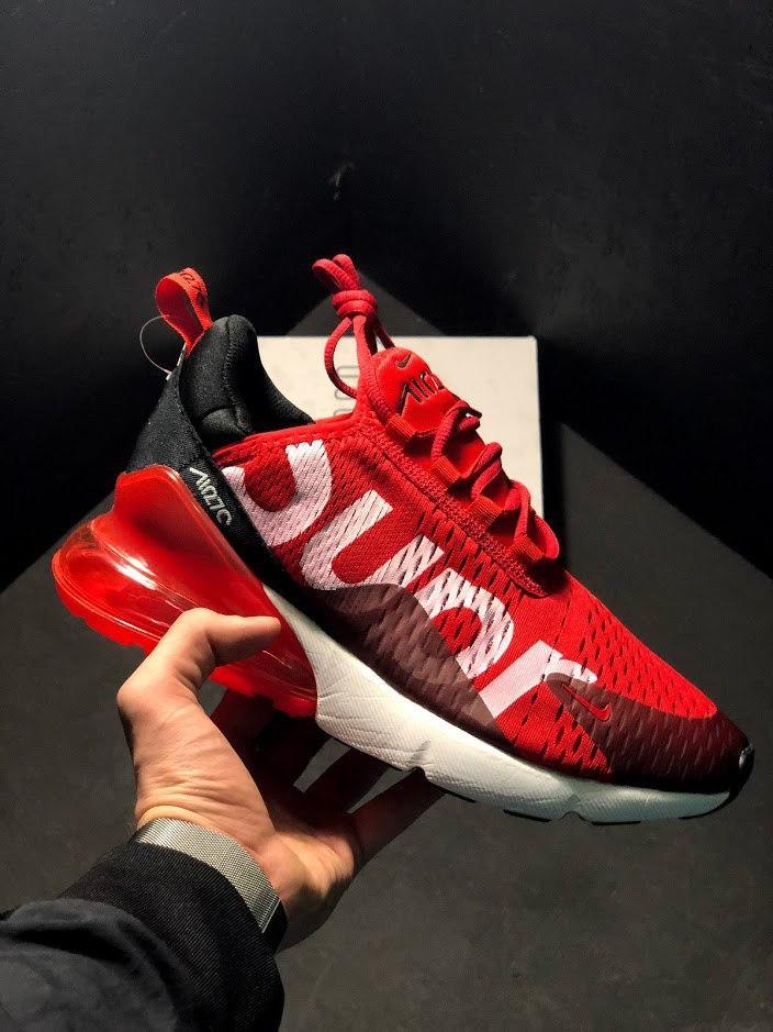 

Мужские кроссовки Nike Air Max 270 Supreme Red / Найк Аир Макс 270 Суприм Красные 45, Красный