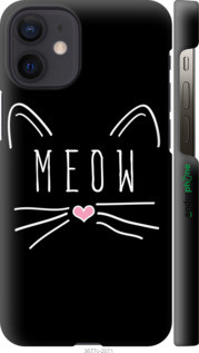 

Чехол на Apple iPhone 12 Mini Kitty "3677c-2071-47424, Черный