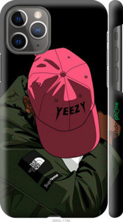 

Чехол на Apple iPhone 11 Pro logo de yeezy "3995c-1788-47424, Черный