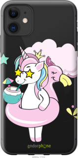 

Чехол на Apple iPhone 11 Crown Unicorn "4660u-1722-47424, Белый