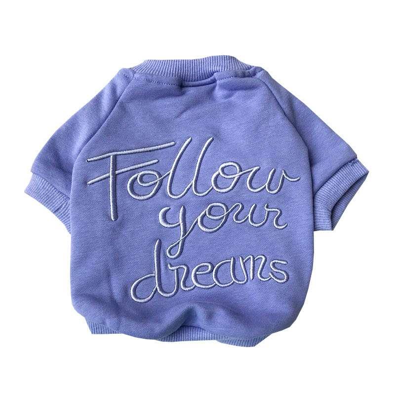 

Толстовка Family Look для собак и владельцев "Follow Your Dream" сиреневая