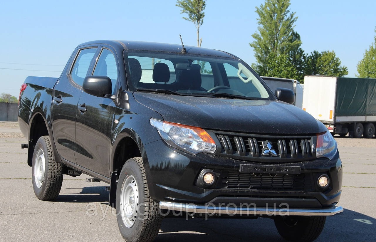 

Защита переднего бампера УС одинарный Mitsubishi L 200 96-06 07-10 10-15 15+ Кенгурятник дуги пороги