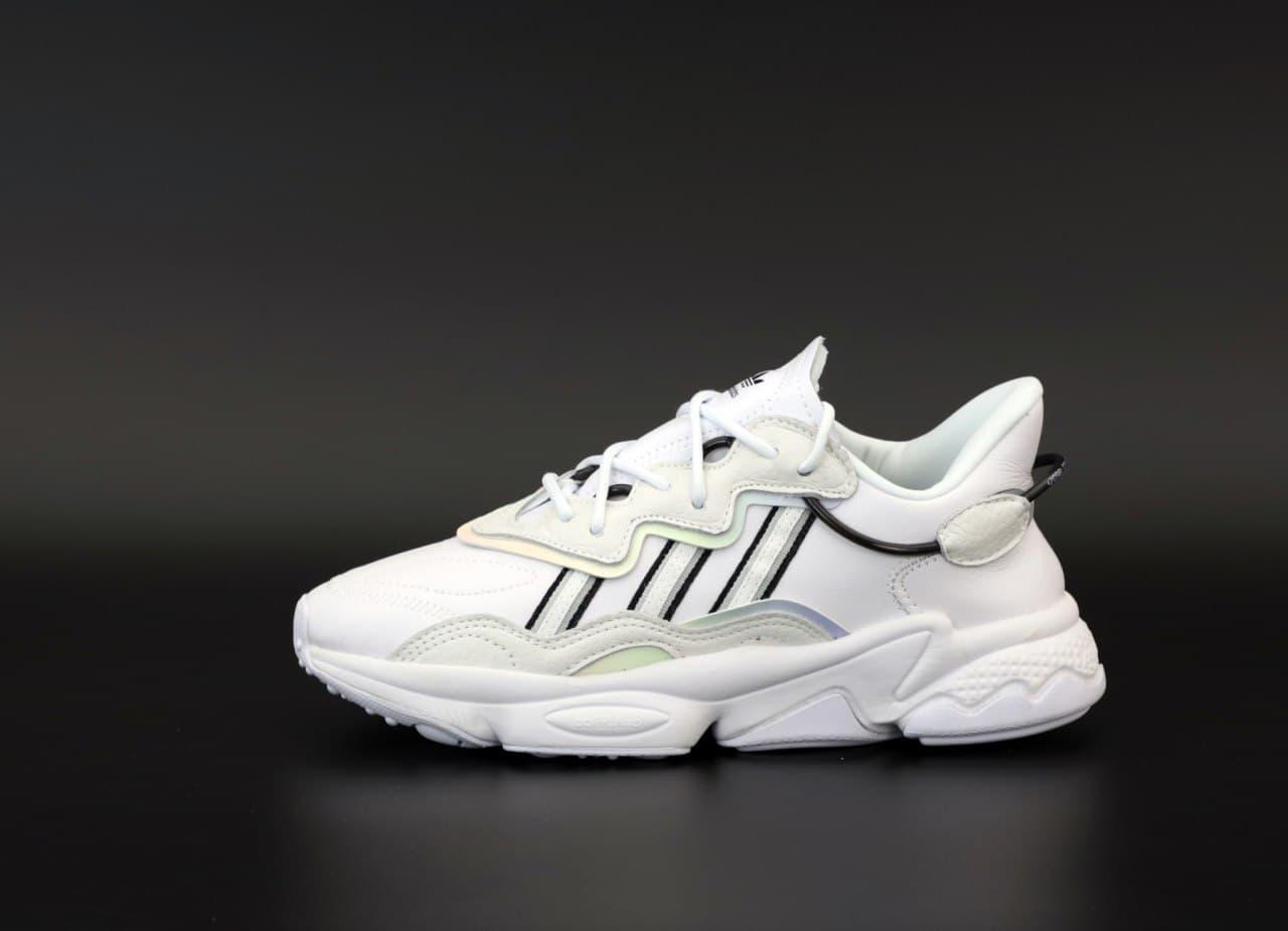 

Женские кроссовки Adidas Ozweego (белые) К12105 белые модные кроссы, Белый