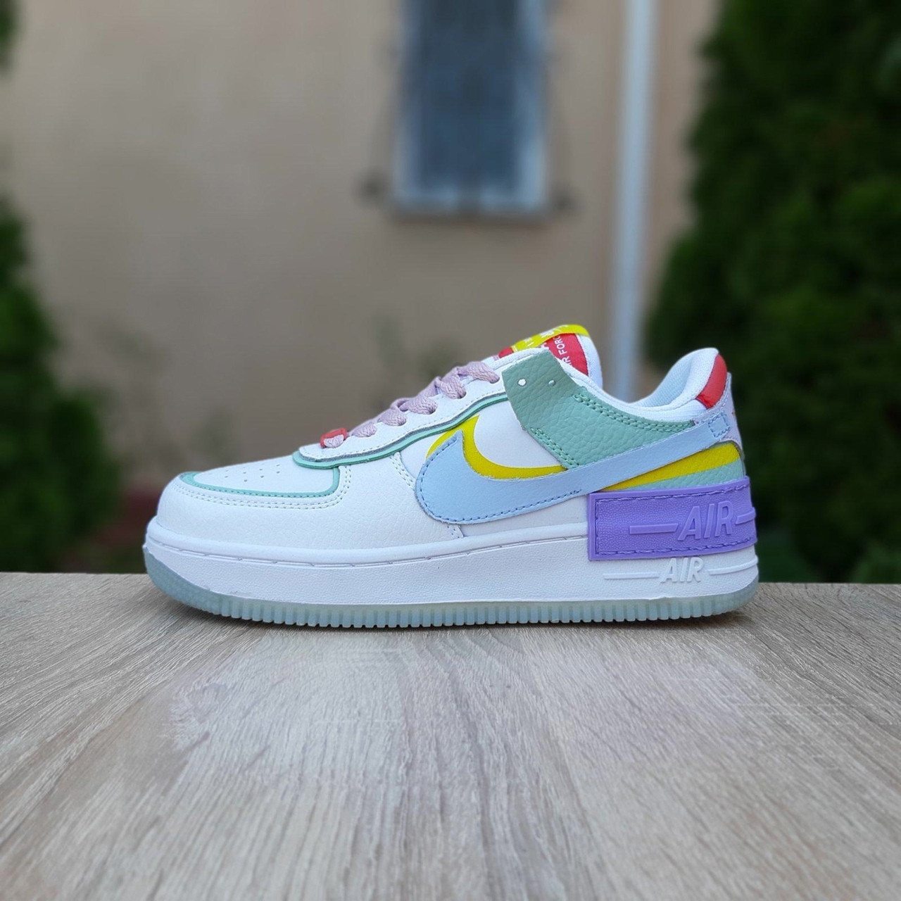 

Кроссовки женские Nike Air Force 1 Shadow белые, Найк Аир Форс, натуральная кожа, прошиты. Код OD-20213 38, Белый