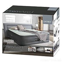 Надувне ліжко Intex 64906-2, 152 х 203 х 46, вбудований електронасос, подушки. Двоспальне, (Оригінал), фото 3