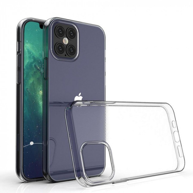 

Силиконовый чехол TPU Case Strong (1.5mm) для iPhone 12 Mini (5.4") Transparent, Прозрачный