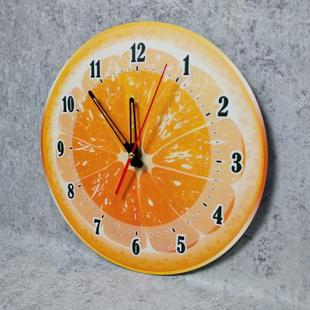 Настенные часы для кухни Апельсин