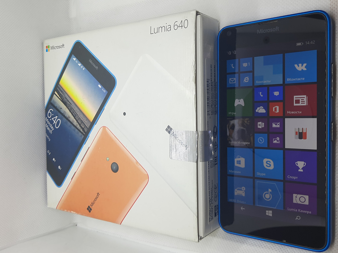 

Nokia Lumia 640 Dual Sim #1465ВР-1, Синий