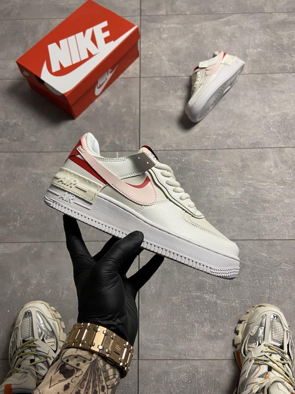 

Женские Кроссовки Nike Air Force 1 Shadow White / Найк Аир Форс 1 Шадоу Белые 40, Белый