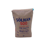 Турецький цемент М500 Solhan, 25 кг СЕМ І 42,5R, фото 1